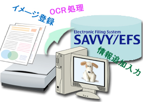 �������S�����������Ǘ�/�h�L�������g�Ǘ��V�X�e���uSAVVY/EFS�v�̃I�v�V�����@���̓d�q�� �C���[�W�o�^�N���C�A���g